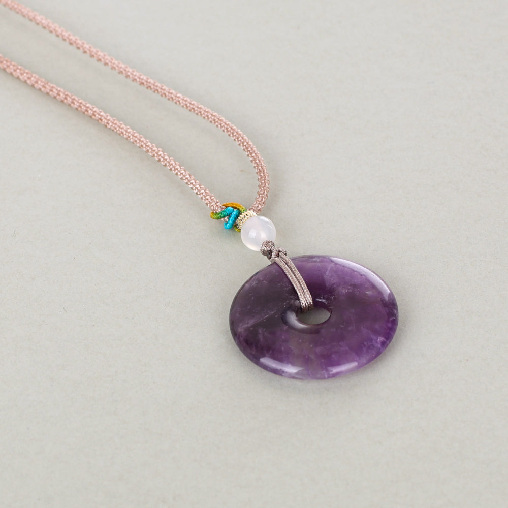 Peace lock amethyst - Confucian Buddha Tao