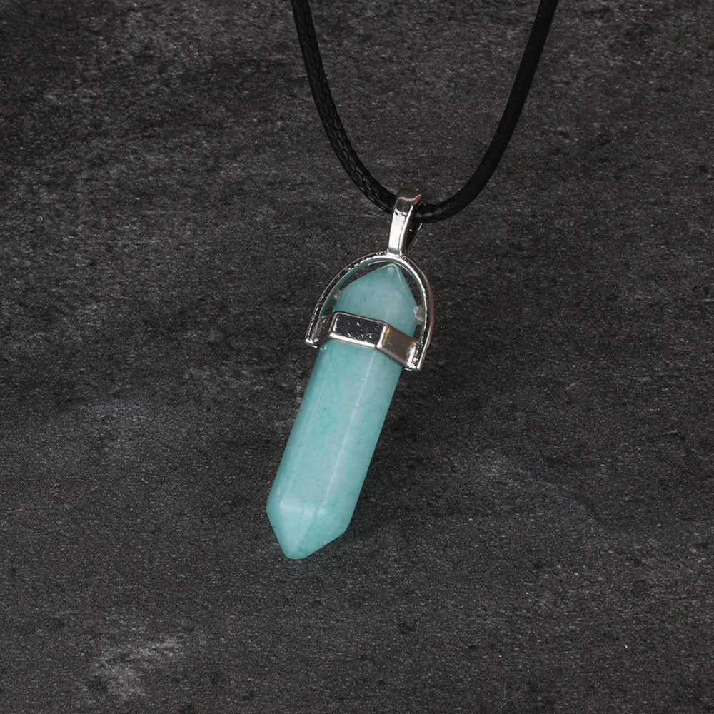 Malachite Blue Pendant - Confucian Buddha Tao