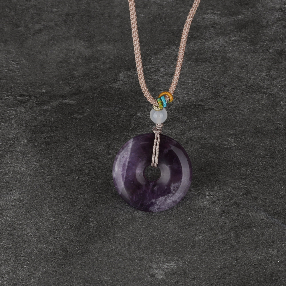 Peace lock amethyst - Confucian Buddha Tao