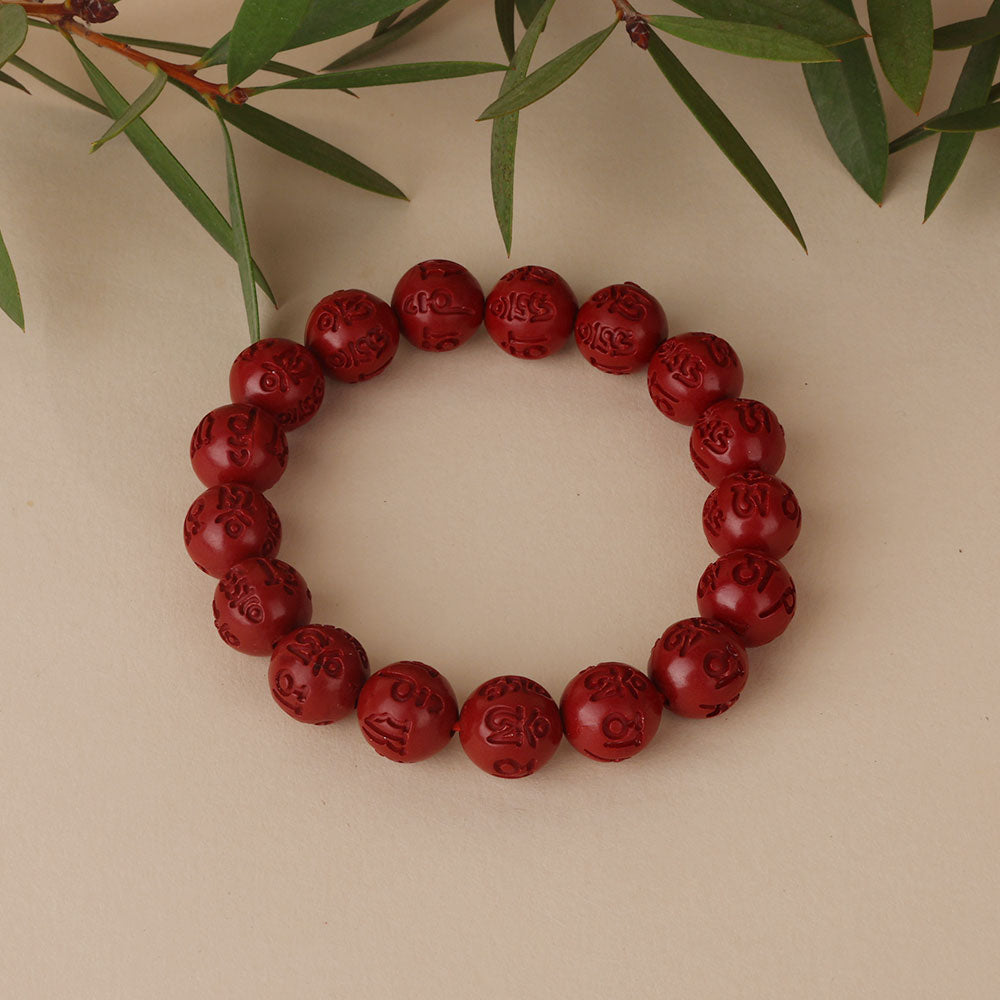 Six-character motto Red cinnabar - Confucian Buddha Tao