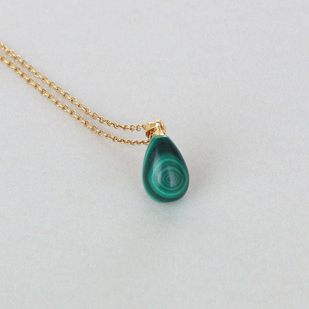 Water drop malachite - Confucian Buddha Tao