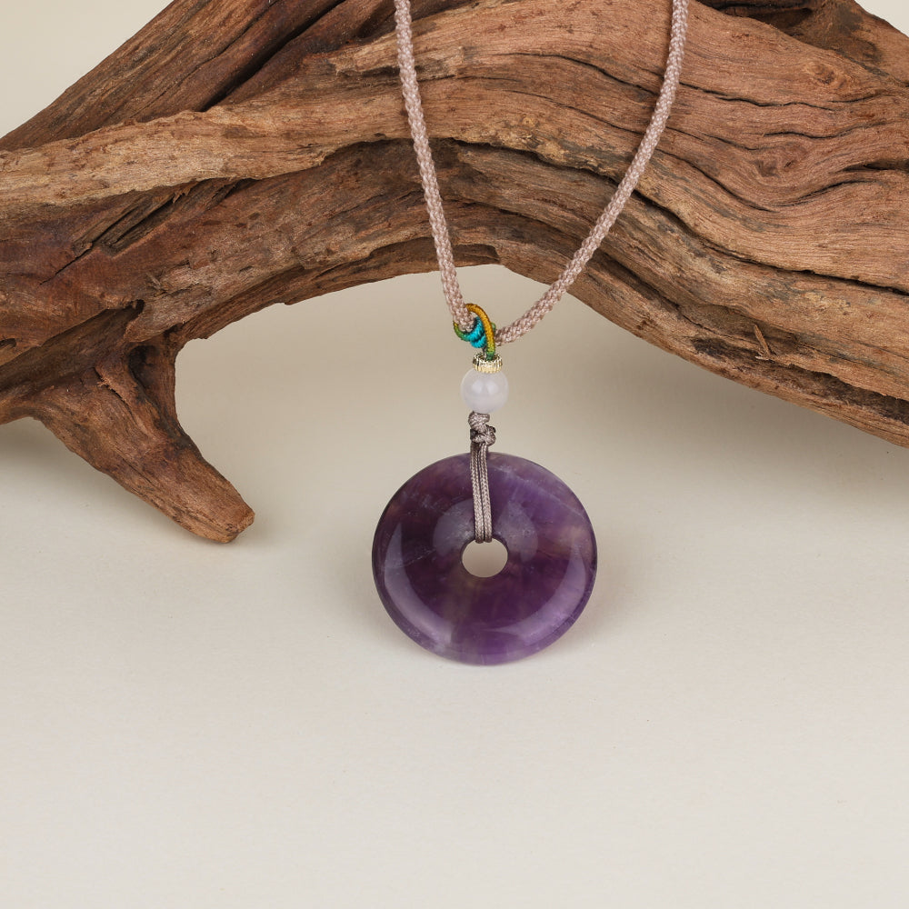 Peace lock amethyst - Confucian Buddha Tao