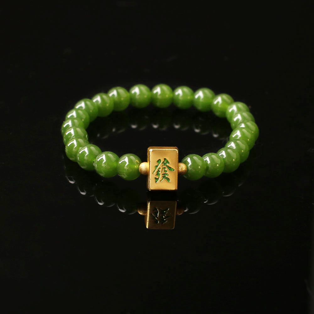 Wealth Fortune Mahjong Bracelet — Attract Wealth & Prosperity - Confucian Buddha Tao