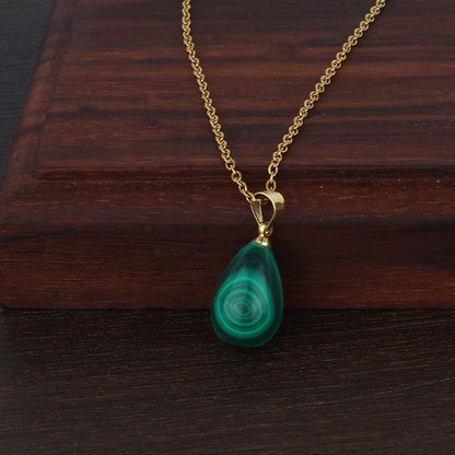 Water drop malachite