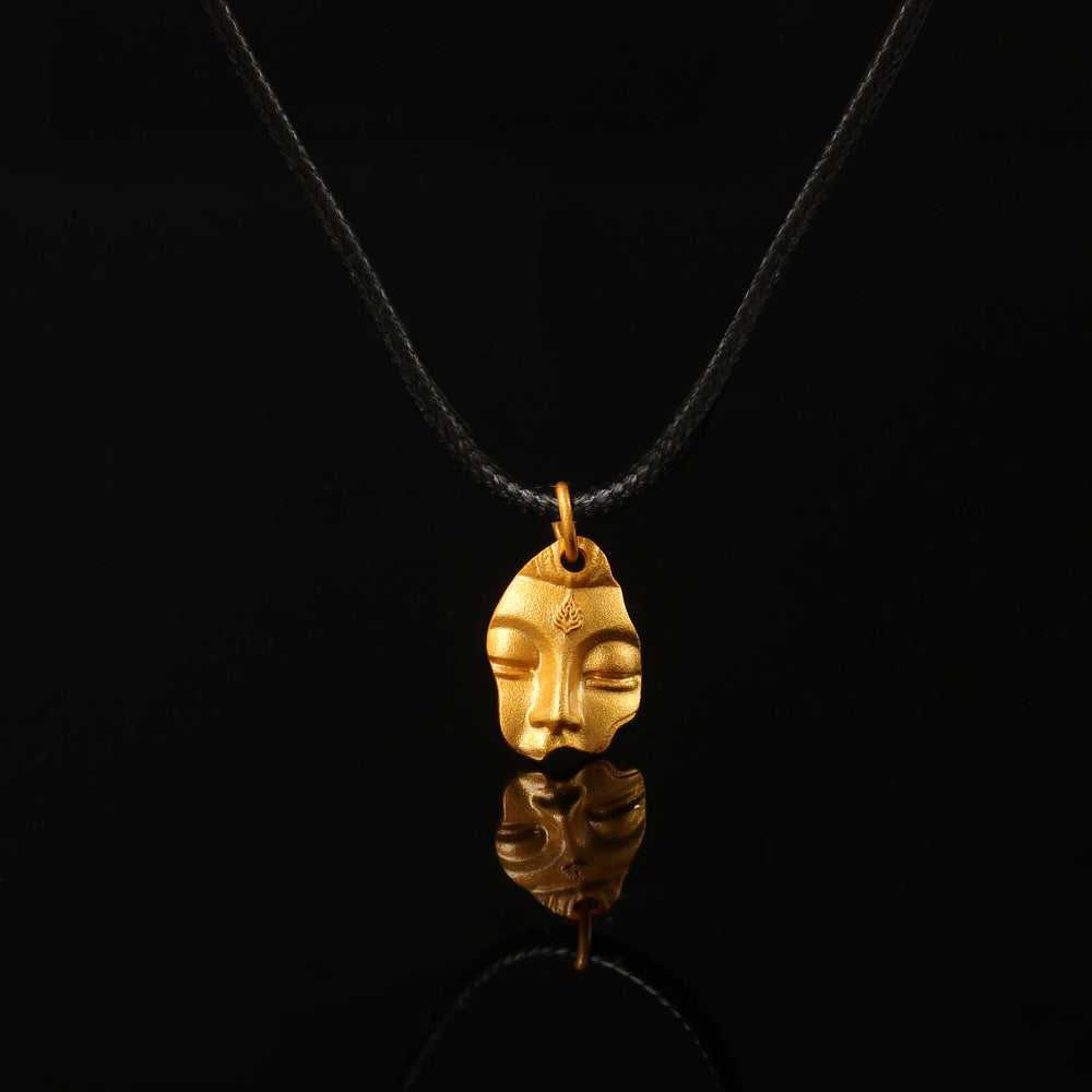 Silent Blessings Guanyin Pendant — Attract Luck, Embrace Peace - Confucian Buddha Tao