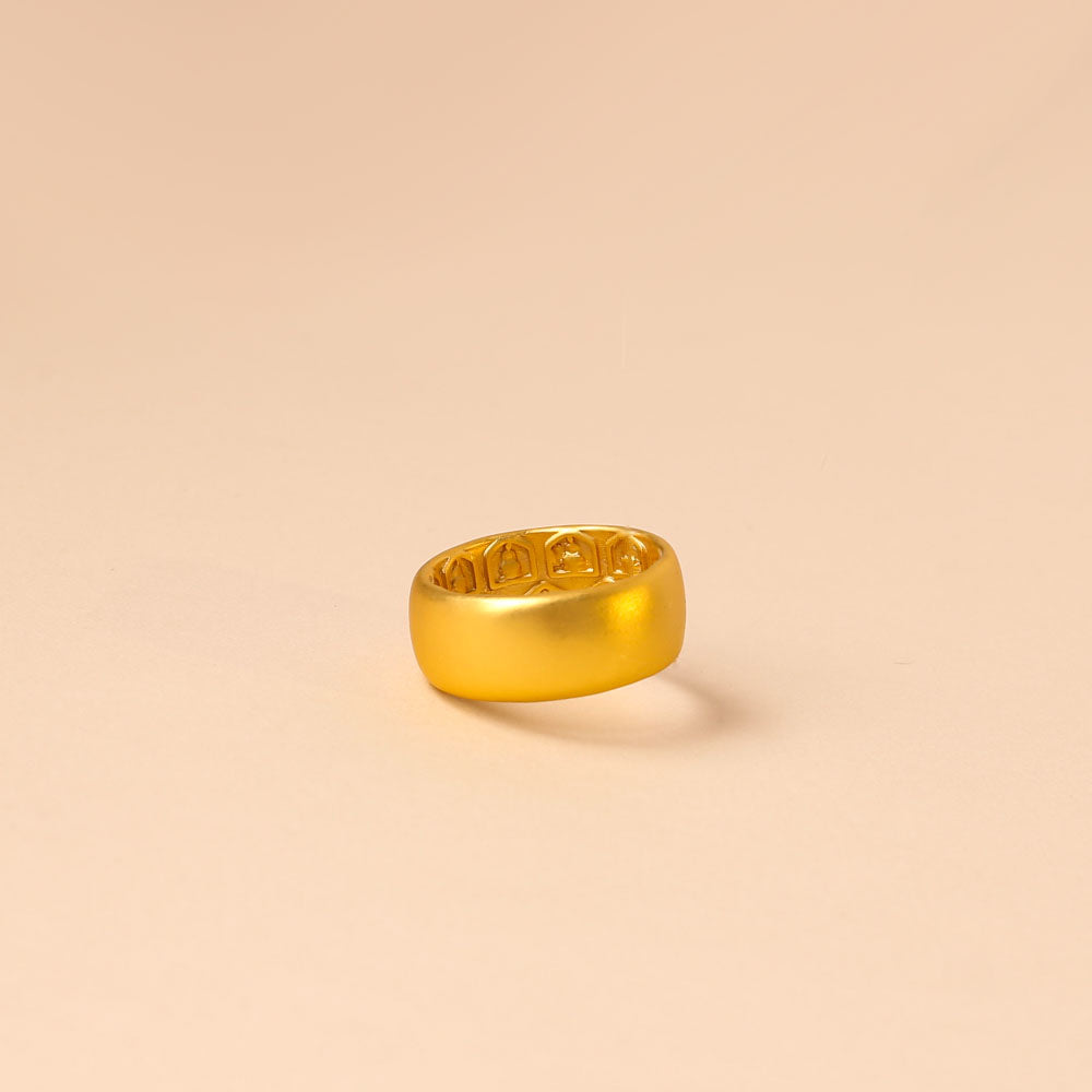 Multiple Buddha Prosperity Ring — Success and Fortune with Inner Buddha Engravings - Confucian Buddha Tao