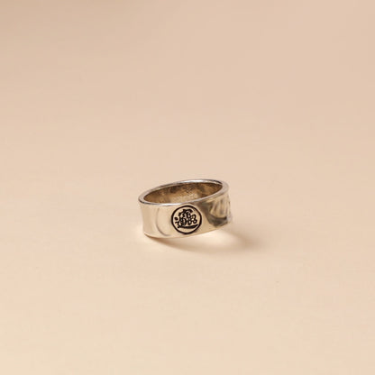 Silver Lotus Wealth Ring — Prosperity and Fortune, Attract Wealth - Confucian Buddha Tao