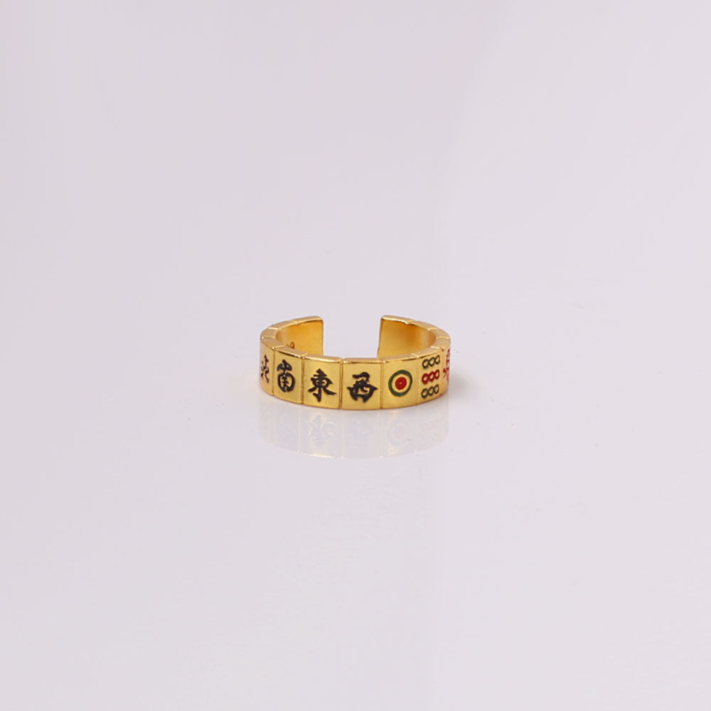 Thirteen Yao Mahjong Ring - Integrating the elements of traditional Chinese mahjong. - Confucian Buddha Tao